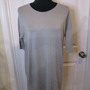 LuLaRoe Irma Solid Gray Tunic XXS NWOT